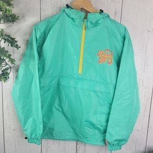 DUTCH BROS RETRO rain coat Neon